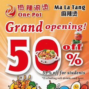 Shi Li Fang Hot Pot The Cathay 50% OFF Opening Promotion