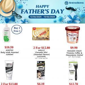 Sheng Siong Father’s Day Promotion (12–15 June 2025): Special Offers, Discounts & Buy 1 Free 1 Deals!