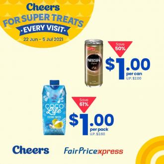 Cheers & FairPrice Xpress Super Treats Promotion (22 Jun 2021 - 5 Jul 2021)