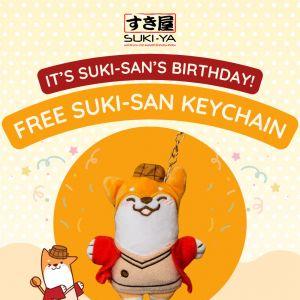 Suki-Ya FREE Suki-San Keychain Promotion (1-31 July 2025)
