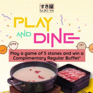 Suki-Ya Play & Dine Promotion: Win a Complimentary Regular Buffet (27 June – 31 July 2025)