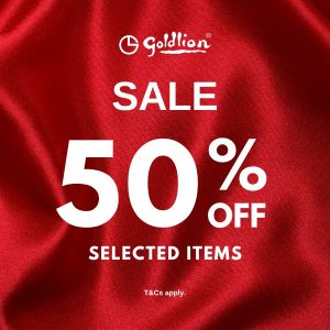 Goldlion Mid Year Sale at BHG: 50% OFF Selected Items (Until 17 July 2025)
