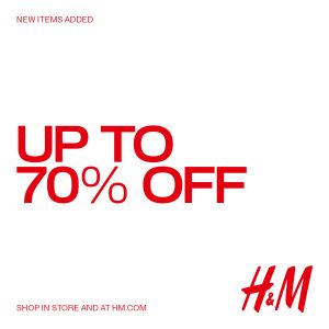 H&M Summer Sale Up To 70% OFF