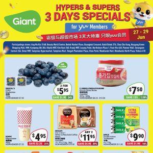 Giant Yuu Members Exclusive Promotion 27–29 June 2025 – 3 Days Only