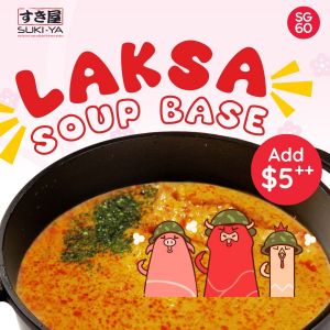 Suki-Ya Laksa Soup Base SG60 Special – Limited Time Only!