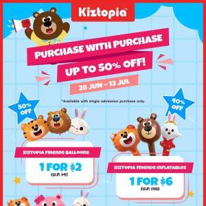 Kiztopia Purchase With Purchase Up To 50% OFF Promotion (28 Jun - 13 July 2025)