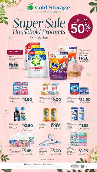 Cold Storage Super Sales Household Products Promotion (17 Jun 2021 - 30 Jun 2021)