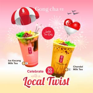 Gong Cha SG60 Special: Limited Edition Ice Kacang & Chendol Milk Tea with a Local Twist