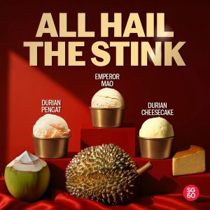 Udders Ice Cream Durian Special