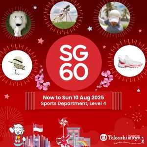 Takashimaya Sports SG60 Promotion (until 10 Aug 2025)