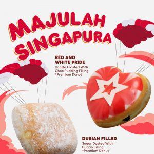 Dunkin’ SG60 National Day Donuts 2025 – Limited Edition Red & White Pride & Durian Flavors