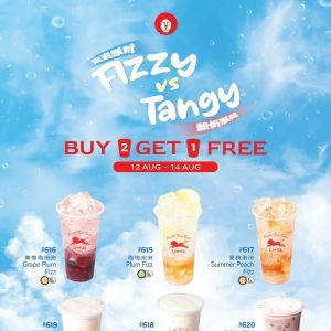 LiHO TEA Buy 2 Get 1 Free – Fizz vs Tangy Drinks (12–14 Aug 2025)