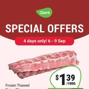 Giant Fresh Meat & Seafood Promotion – 6 to 9 September 2025 (4 Days Only)