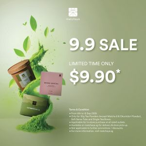Matchaya 9.9 Sale: Tea Powder & Soft Serve Promotion | 6–12 September 2025