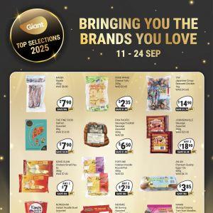 Giant Promotion: Top Selections Grocery & Essentials Deals | 11-24 Sep 2025