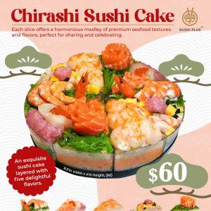 Sushi Express Chirashi Sushi Cake