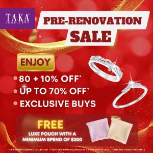 TAKA Jewellery Jurong Point Pre-renovation Sale