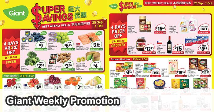 Giant Weekly Promotion: Super Savings Deals (25 Sep - 1 Oct 2025)
