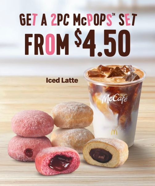 McDonald’s McPops: Berry & Choco-Hazelnut, 2pc Set From $4.50