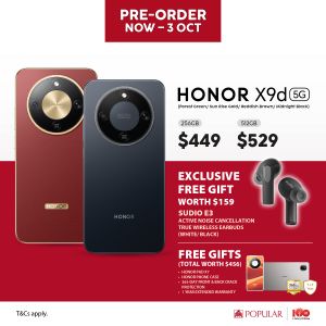 POPULAR Honor X9d 5G Pre-order Promotion (until 3 October 2025)