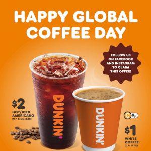Dunkin’ Global Coffee Day Promotion (1 – 5 October 2025)