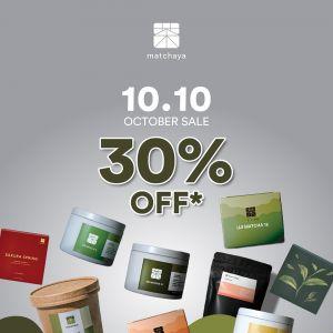 Matchaya 10.10 October Sale: 30% Off Merchandise & Workshops (7–13 Oct 2025)