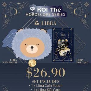 KOI The Libra Horoscope Set: Coin Pouch + KOI Card with Vouchers (9 October 2025 onwards)