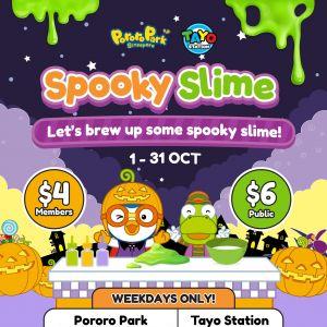 Pororo Park Halloween Spooky Slime Workshop (1-31 October 2025)