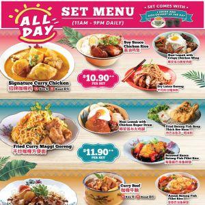 Curry Times All-Day Set Menu from $10.90++ Promotion