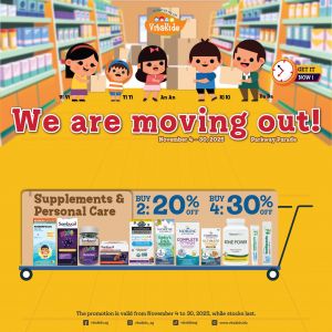 VitaKids Parkway Parade Moving Out Sale: Up to 30% Off Supplements & More (4–30 Nov 2025)