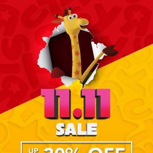 Toys R Us 11.11 Sale: Up to 30% Off Selected Toys (7–11 Nov 2025)
