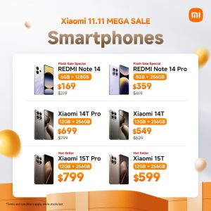 Xiaomi 11.11 Sale 2025: Smartphones & Tablets Mega Deals
