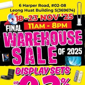 BEST Denki Final Warehouse Sale (18-23 November 2025)
