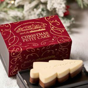 Awfully Chocolate Christmas Petit Cake: Festive Dark & White Chocolate Gift (2025)