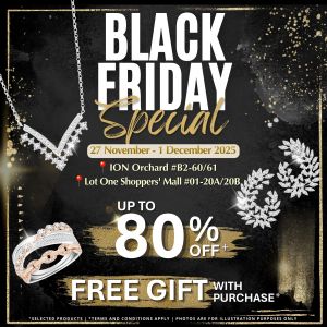 TAKA Jewellery Black Friday Sale Up To 80% OFF + FREE Gift With Purchase (27 Nov - 1 Dec 2025)
