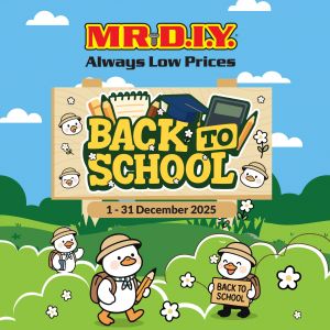 MR DIY Back To School Promotion (1-31 Dec 2025)