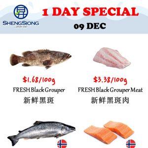 Sheng Siong Seafood Promotion: Fresh Fish Deals & 1-Day Specials (9 Dec 2025)