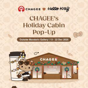 CHAGEE Holiday Companion Pop-Up at Outside Mandarin Gallery: Hello Kitty Festive Experience (13–22 Dec 2025)