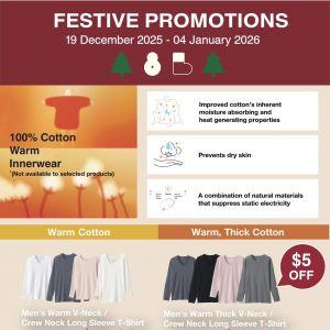 MUJI Festive Promotion: Enjoy Great Savings on Apparel & Essentials (19 Dec 2025 – 4 Jan 2026)