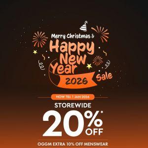 OG Christmas & New Year Sale: Storewide 20% OFF Fashion & Home Essentials (until 1 Jan 2026)