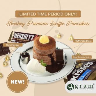Gram Cafe & Pancakes New Hershey Premium Souffle Pancakes