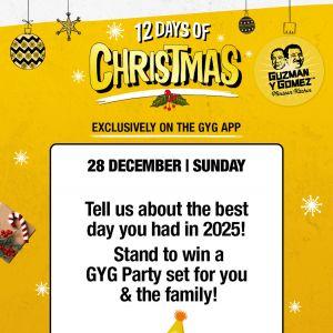 Guzman y Gomez 12 Days of Christmas: Win a Family Party Set (28 Dec 2025)