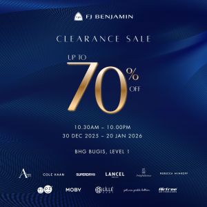 BHG FJ Benjamin Clearance Sale: Up to 70% OFF Superdry, Cole Haan & More (30 Dec 2025 - 20 Jan 2026)