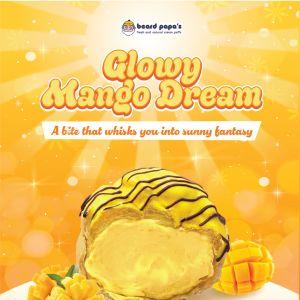 Beard Papa’s January Special: Mango Cream Puff "Glowy Mango Dream" (Limited Time)