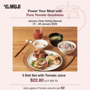 Cafe&Meal MUJI January Clean Eating Promotion (1-28 Jan 2026)