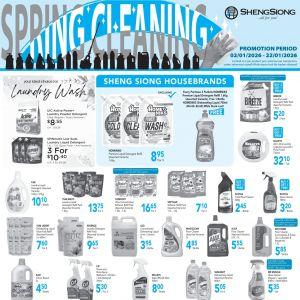 Sheng Siong Spring Cleaning Promo: Buy 1 Free 1 Deals & Detergent Offers (2-22 Jan 2026)