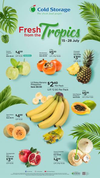 Cold Storage Fresh from the Tropics Promotion (15 July 2021 - 28 July 2021)