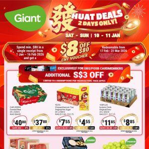 Giant Singapore Huat Deals: 2 Days Only CNY Specials (10-11 Jan 2026)
