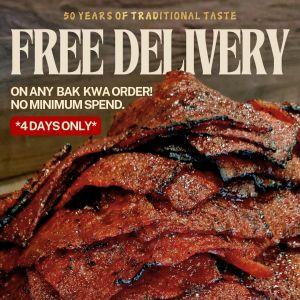 Kim Tee Bak Kwa 50th Anniversary: Free Delivery No Min. Spend (Limited Dates Jan 2026)