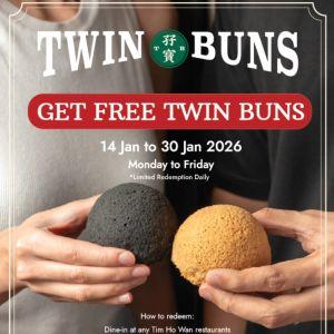 Tim Ho Wan Free Twin Buns Promo: Dress in Black & White (14-30 Jan 2026)